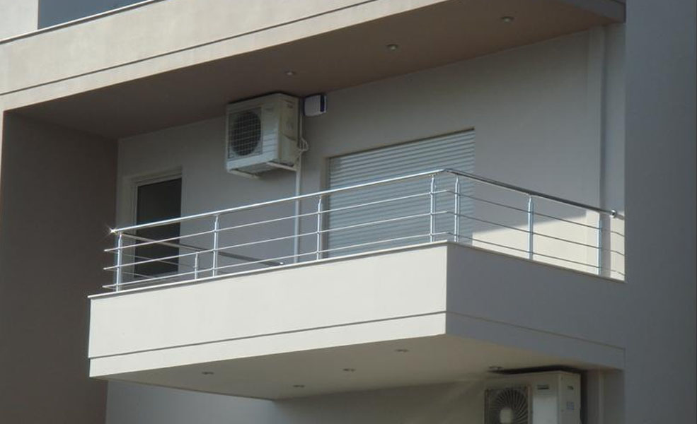 Κάγγελα Τύπου Inox Αλουμινίου Κάγγελα Τύπου Inox Αλουμινίου